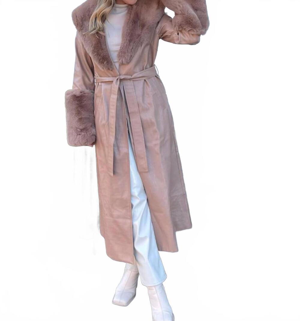 NEW JAYLEY the anastasia coat in latte